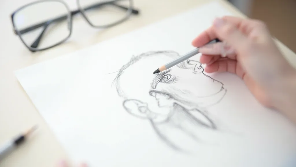 Detailed pencil sketches showing different shading techniques and drawing fundamentals